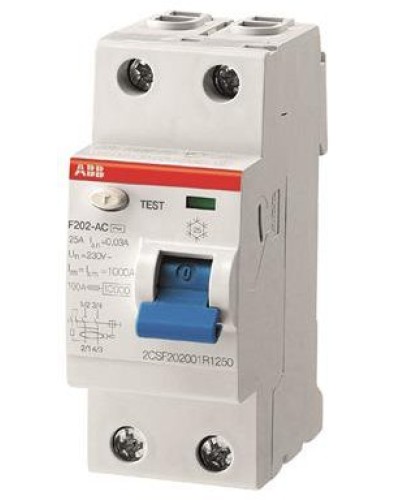 F202 AC-40/0,03 (2CSF202001R1400). Выключатель дифференциального тока (УЗО). ABB в Прокопьевске
