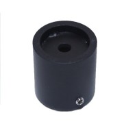 ASP-D32.S (черный металл). Патрубок ограждения к стене. ASP