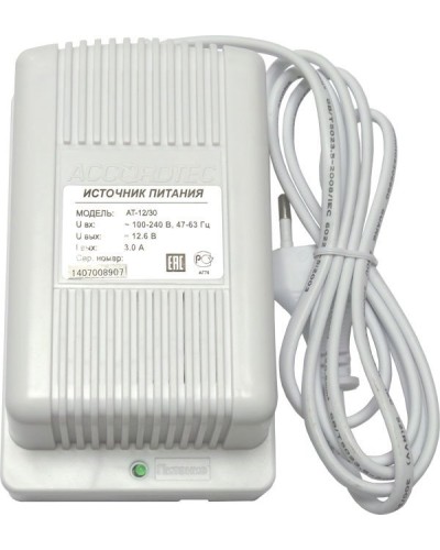 AT-12/30 (белый). Источник стабилизированного питания. AccordTec в Прокопьевске
