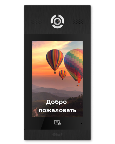 AA-14FB BLACK. Вызывная панель подъездного IP-домофона. BAS-IP в Прокопьевске