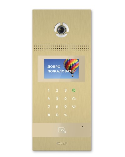 AA-12FB GOLD. Вызывная панель подъездного IP-домофона. BAS-IP в Прокопьевске