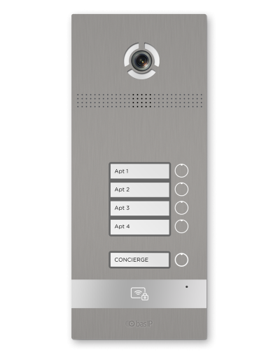 BI-04FB SILVER. Вызывная панель IP-домофона. BAS-IP в Прокопьевске