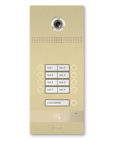 BI-08FB GOLD. Вызывная панель IP-домофона. BAS-IP в Прокопьевске