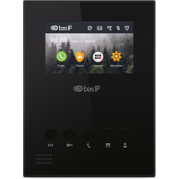 AU-04LA (AU-04L) BLACK. Монитор IP-домофона. BAS-IP