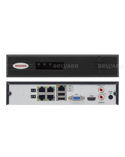 BK0104H2-P4. IP-видеорегистратор 4-канальный. Beward в Прокопьевске