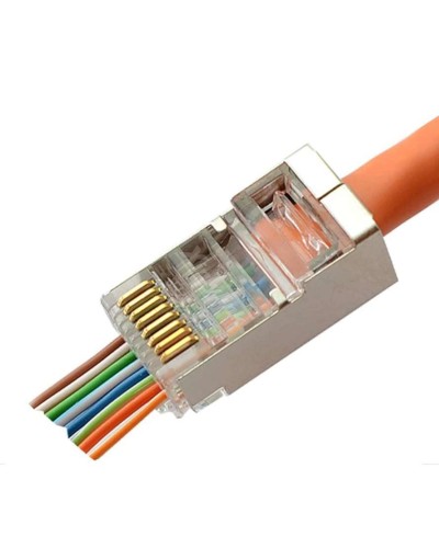 8P8C-SH-FC (100 шт) (10796c). Разъем RJ-45. CABEUS в Прокопьевске