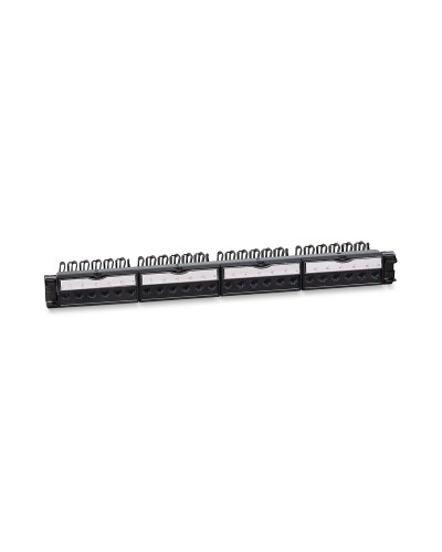 PL-24-KJ-RJ45-Cat.6a-180T (11832c): Патч-панель 19" (1U), 24 порта RJ-45, категория 6a, с задним кабельным организатором в Прокопьевске