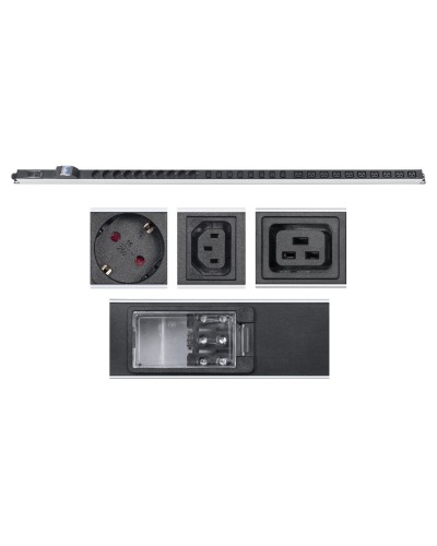 PDU-32-10S-10C19-8C13-B-T (9547c). Блок розеток. CABEUS в Прокопьевске