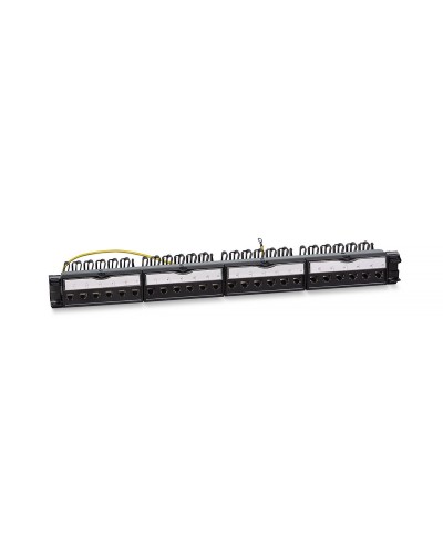 PL-24-KJ-RJ45-Cat.6-SH-180T (11833c): Патч-панель 19" (1U), 24 порта RJ-45, категория 6, полностью экранированная в Прокопьевске