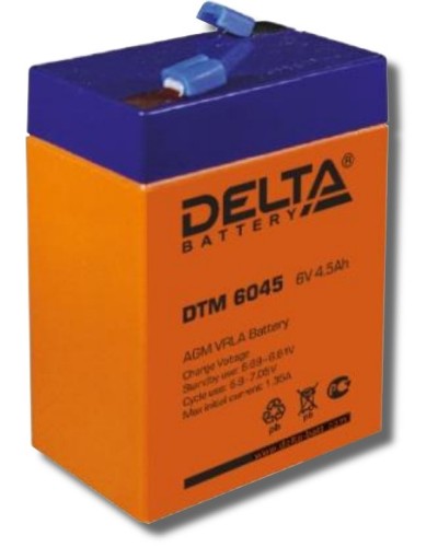 Delta DTM 6045. Аккумулятор герметичный свинцово-кислотный. Delta в Прокопьевске