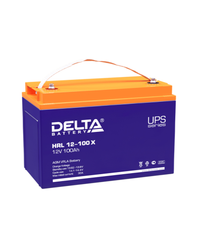 Delta HRL 12-100 X. Аккумулятор герметичный свинцово-кислотный. Delta в Прокопьевске