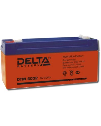 Delta DTM 6032. Аккумулятор герметичный свинцово-кислотный. Delta в Прокопьевске