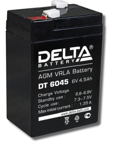 Delta DT 6045. Аккумулятор герметичный свинцово-кислотный. Delta в Прокопьевске