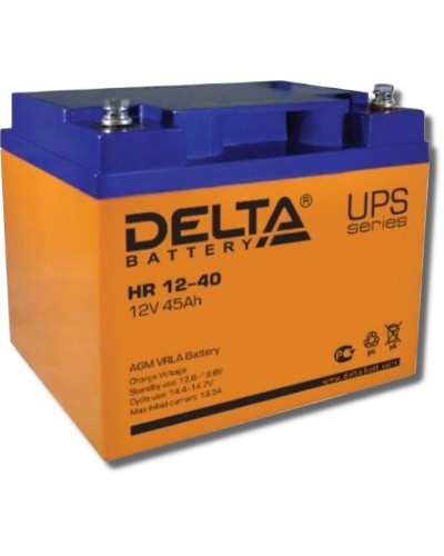 Delta HR 12-40. Аккумулятор герметичный свинцово-кислотный. Delta в Прокопьевске