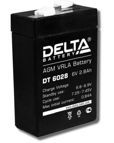 Delta DT 6028. Аккумулятор герметичный свинцово-кислотный. Delta в Прокопьевске