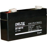 Delta DT 6015. Аккумулятор герметичный свинцово-кислотный. Delta