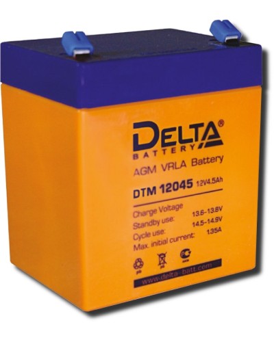 Delta DTM 12045. Аккумулятор герметичный свинцово-кислотный. Delta в Прокопьевске