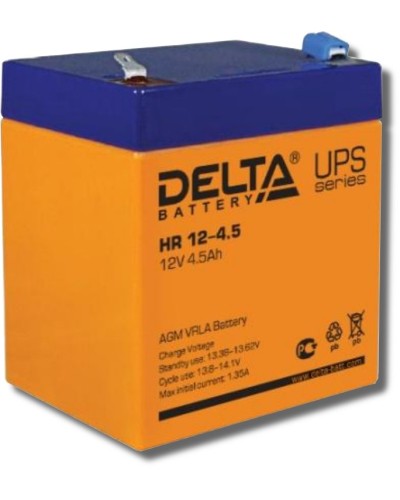 Delta HR 12-4.5. Аккумулятор герметичный свинцово-кислотный. Delta в Прокопьевске