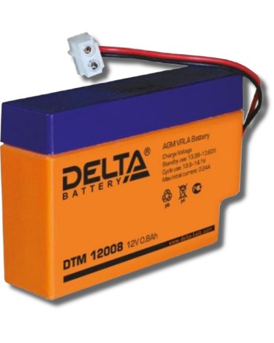 Delta DTM 12008. Аккумулятор герметичный свинцово-кислотный. Delta в Прокопьевске