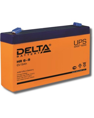 Delta HR 6-9. Аккумулятор герметичный свинцово-кислотный. Delta в Прокопьевске