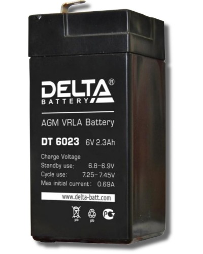 Delta DT 6023. Аккумулятор герметичный свинцово-кислотный. Delta в Прокопьевске