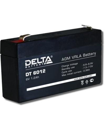 Delta DT 6012. Аккумулятор герметичный свинцово-кислотный. Delta в Прокопьевске