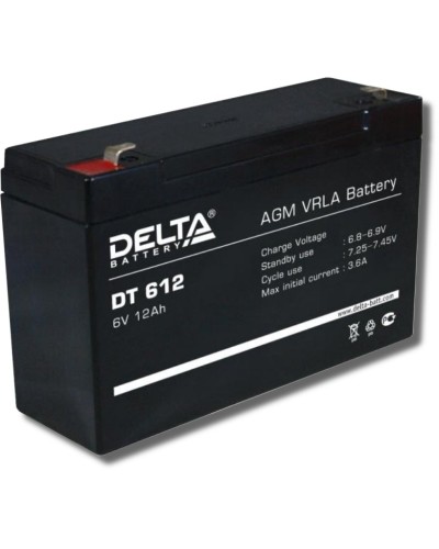 Delta DT 612. Аккумулятор герметичный свинцово-кислотный. Delta в Прокопьевске