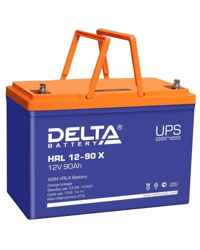 Delta HRL 12-90 X. Аккумулятор герметичный свинцово-кислотный. Delta в Прокопьевске