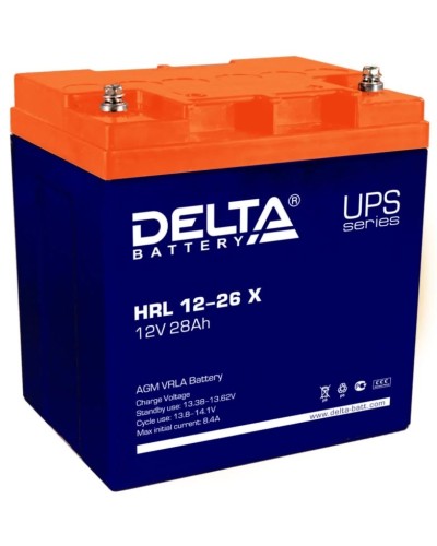 Delta HRL 12-26 X. Аккумулятор герметичный свинцово-кислотный. Delta в Прокопьевске