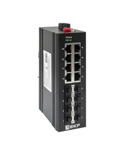 TSX-U-8GX/SFP-8GT. Промышленный неуправляемый коммутатор. EKF в Прокопьевске