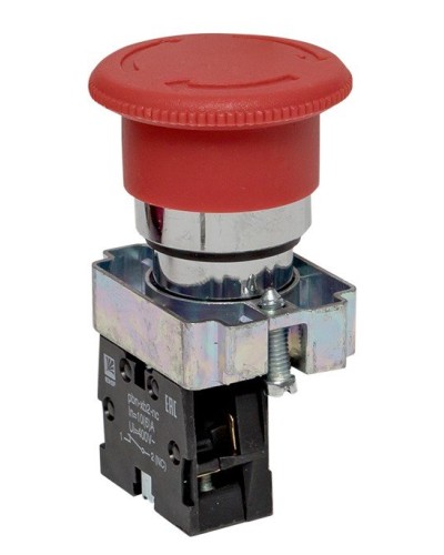 BS542 поворотная красная грибок NC (xb2-bs542). Кнопка поворотная красная грибок. EKF в Прокопьевске