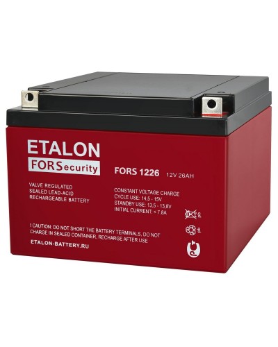 ETALON FORS 1226. Аккумулятор герметичный свинцово-кислотный. ETALON в Прокопьевске