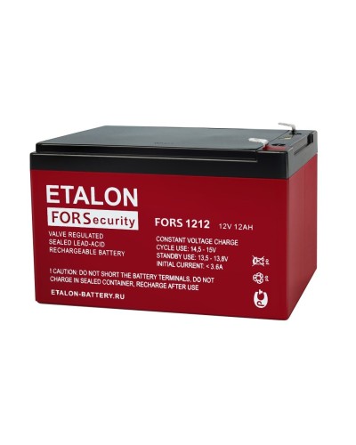 ETALON FORS 1212. Аккумулятор герметичный свинцово-кислотный. ETALON в Прокопьевске