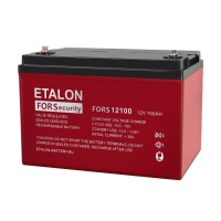 ETALON FORS 12100. Аккумулятор герметичный свинцово-кислотный. ETALON