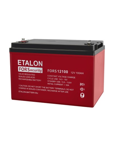 ETALON FORS 12100. Аккумулятор герметичный свинцово-кислотный. ETALON в Прокопьевске
