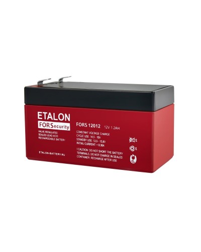 ETALON FORS 12012. Аккумулятор герметичный свинцово-кислотный. ETALON в Прокопьевске