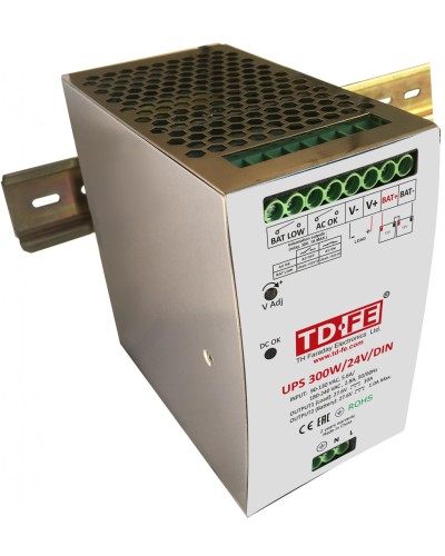 UPS 300W/24V/DIN. Источник вторичного электропитания резервированный. FARADAY в Прокопьевске