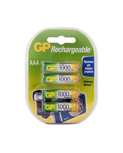 GP 100AAAHC AAA (GP 100AAAHC-2DECRC4), упак. 4 шт.. Перезаряжаемые аккумуляторы. GP Batteries в Прокопьевске
