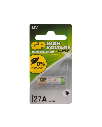 GP 27AF (GP 27AFRA-2C1), БЛИСТЕР. Высоковольтная батарейка 12В. GP Batteries в Прокопьевске