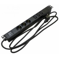 SHE19-3SH-3IEC-2.5EU. Блок розеток 19. Hyperline
