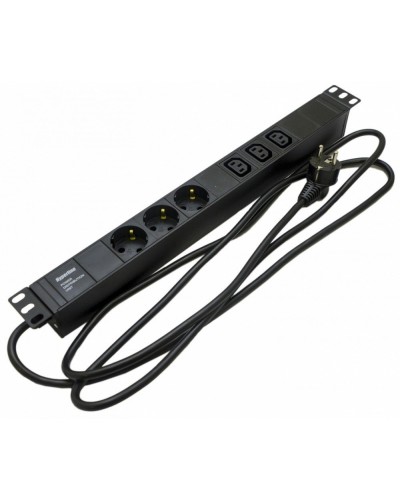 SHE19-3SH-3IEC-2.5EU. Блок розеток 19. Hyperline в Прокопьевске