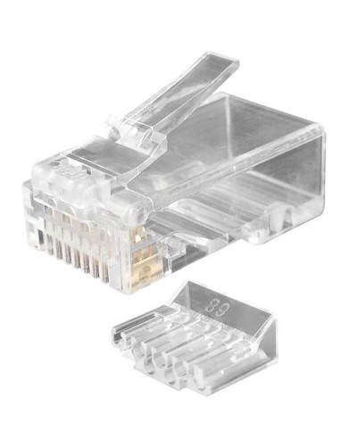 PLUG-8P8C-UV-C6-100 (100 шт). Разъем RJ-45. Hyperline в Прокопьевске