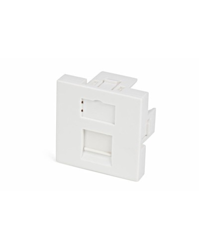 SIP2-1K-M45-45. Вставка 45х45 для 1 модуля формата Keystone Jack, со шторкой. Hyperline в Прокопьевске