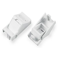 SIP2A-1K-M45-22.5. Вставка угловая 45x22.5 (аналог Mosaic) для 1 модуля формата Keystone Jack. Hyperline