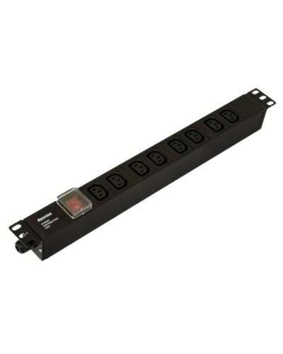 SHE19-8IEC-S-CB. Блок розеток 19. Hyperline в Прокопьевске