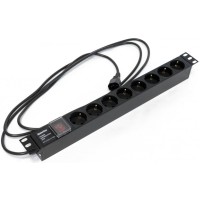 SHE19-8SH-S-2.5IEC. Блок розеток 19. Hyperline