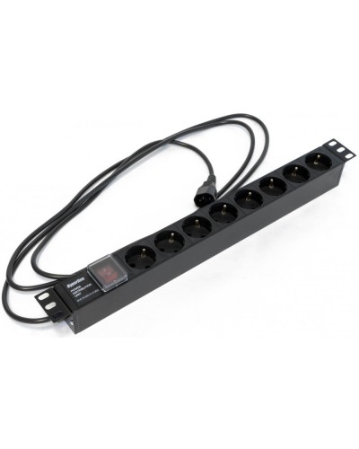 SHE19-8SH-S-2.5IEC. Блок розеток 19. Hyperline в Прокопьевске