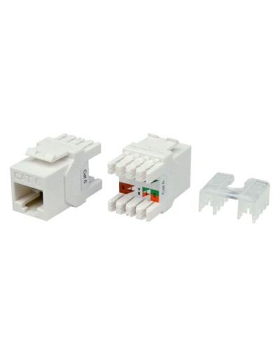 KJ8-8P8C-C6-180-WH. Вставка Keystone Jack RJ-45. Hyperline в Прокопьевске