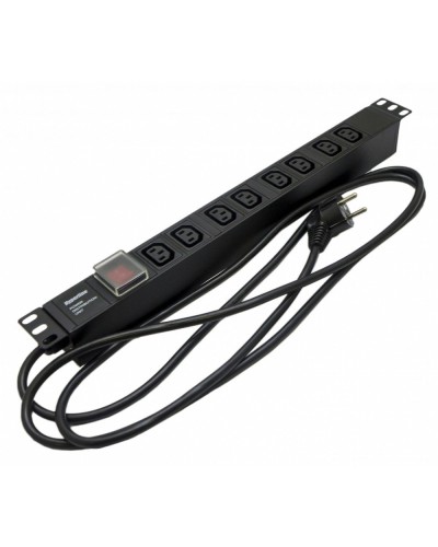SHE19-8IEC-S-2.5EU. Блок розеток 19. Hyperline в Прокопьевске