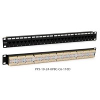 PP3-19-24-8P8C-C5E-110D. Патч-панель 19. Hyperline